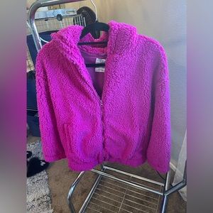 Gap fuchsia Teddy Jacket